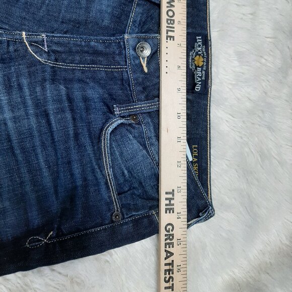 Lucky Brand Woman's Blue Lola Skinny Jeans Size 2/26 - Picture 5 of 10